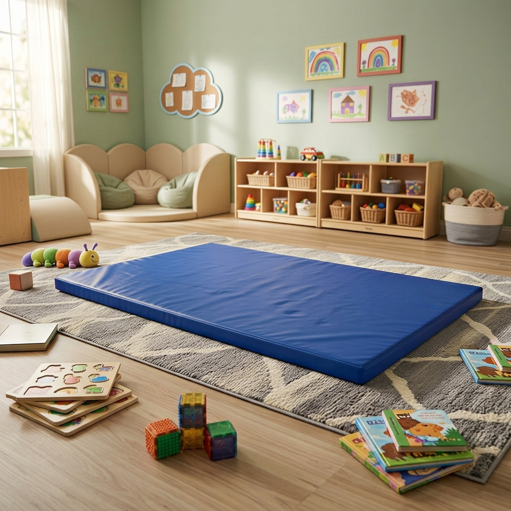 Kids 5cm Blue Crash and Play Mats