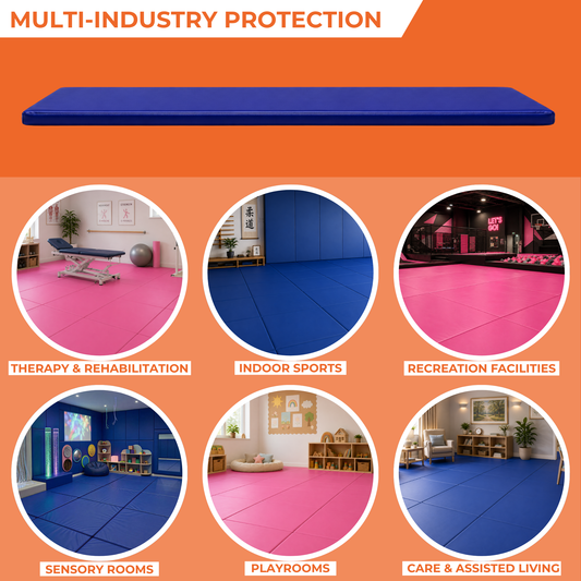 Premium Play & Sensory Room Floor Pads, 1m x 1m Mats