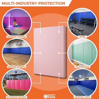 Applications of Light Pink Wall Pads