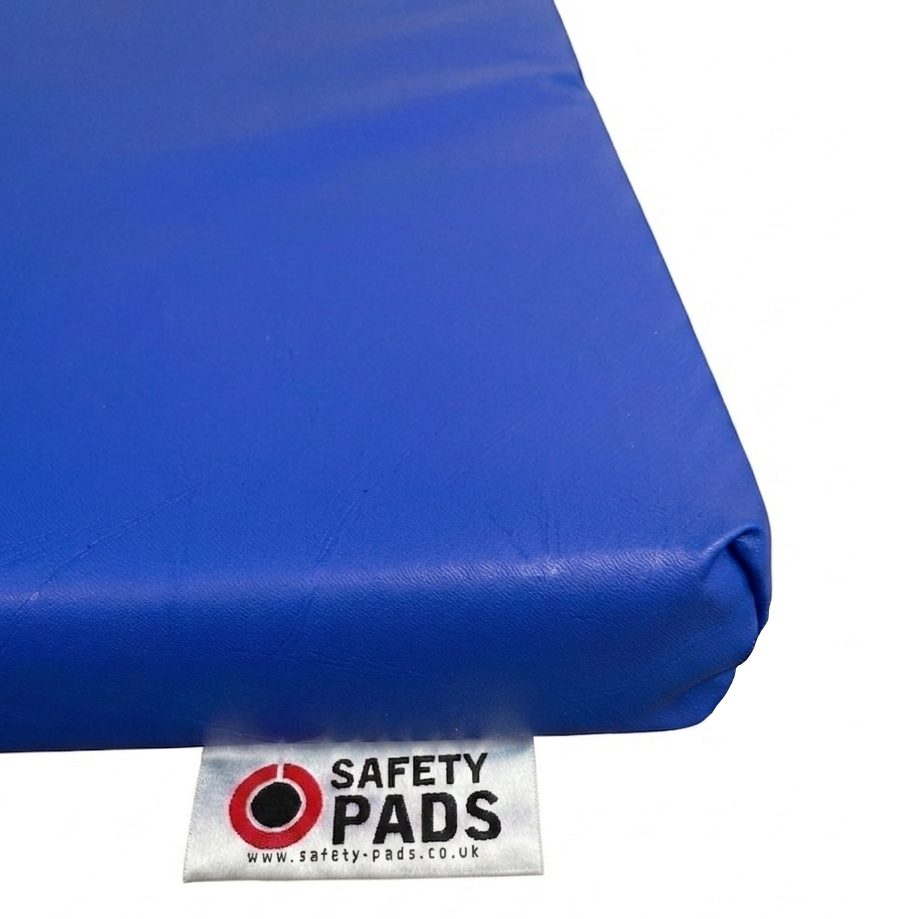 Blue Wall Pad with Tag on Corner