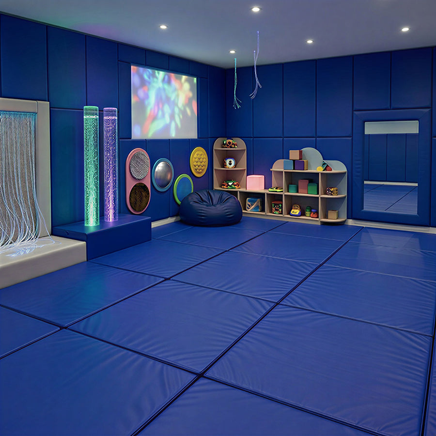 Premium Sensory Room & Play Room Floor Pads, 1m x 1m Mats