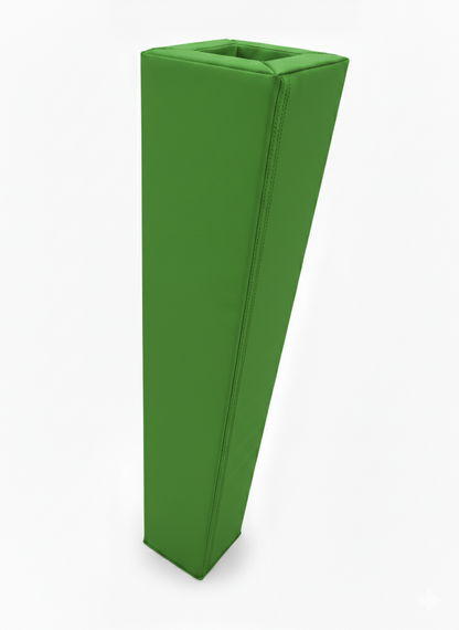 Green Safety Pad on White Background
